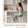 Marsui 4 Pieces Soft Stool Covers Round Bar Stool Cushions