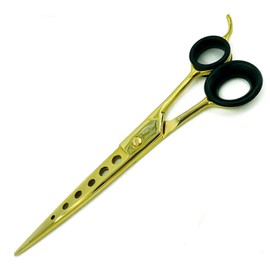PROFESSIONAL SALON BARBER HAIR STYLING SCISSOR SHEAR GOLD MADE IN GERMANY 8"