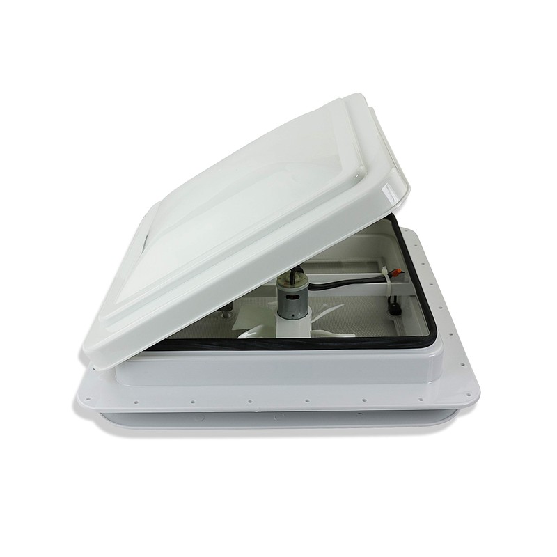 Leisure Coachworks 14" RV Trailer Roof Vent Complete 12 Volt