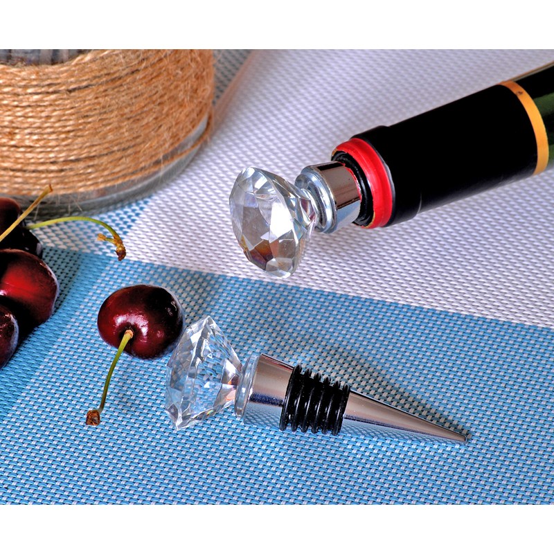 Shuiniba Decorative Crystal Wine and Beverage Bottle Stopper for Wine,Made