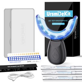 Teeth Whitening Kit with LED Light and Tooth Whitening System, Dentists Recommended, Effectively Removes Stains from Coffee, Tea & Smoking - Safe, Fast, and Gentle for Sensitive Tooth