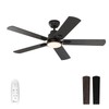 warmiplanet 52 Inch Indoor Ceiling Fans with Lights and Remote