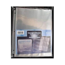 8 1/2 x 11 1-Pocket Page Sheet Protector for 3 Ring Binders GuardHouse Shield by GuardHouse Shield