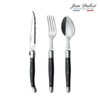 Jean Dubost Laguiole Cutlery Dinner Set 3P Black / 장듀보 라귀올 커트러리 디너세트 3P 블랙