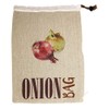 Danesco Manufacturing 6123355LN Onion Storage Bag, Cream, Size: 8 ×