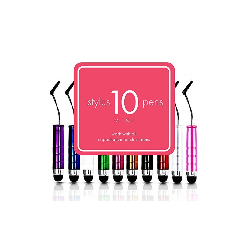 KING OF FLASH Capacitive/Resistive Touchscreen Mini Stylus Pens, Stylus on
