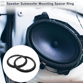 RATCHROLL Speaker Spacer Ring Tweeter Speaker Spacer Adapter for Suzuki Swift 2005 Waterproof Speaker Subwoofer Mounting Spacer Bracket Ring ABS 2 Pcs