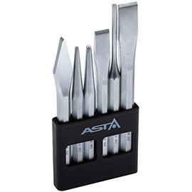 6pc Large Heavy Duty Cr-Mo Material Chisel Pin Punch Garage Tool Set ASTA UK New