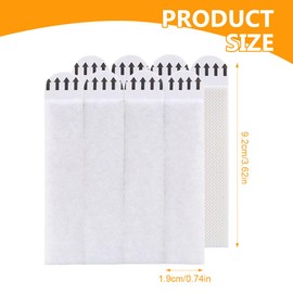 AOEVUIR 8 Pairs of Picture Mounting Strips Residue-Free Hanging of Picture Frames and Christmas Decorations No Drilling Required