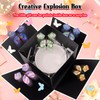 Black Flying Butterfly Explosion Gift Box - Flying Butterfly Christmas
