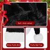Geyoga 3 Pcs Christmas Santa Hat Unisex Santa Claus Hat