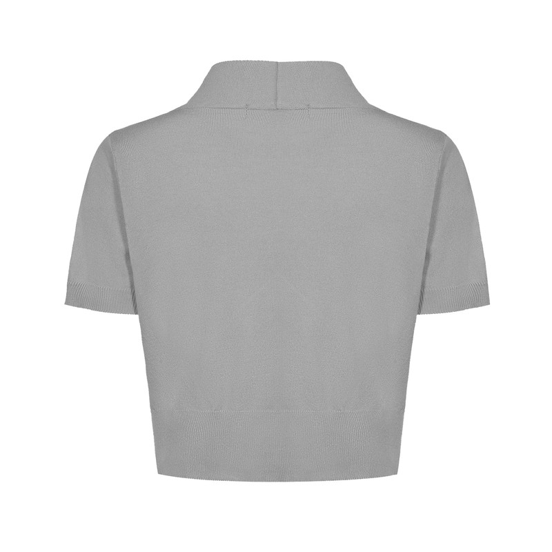MINTLIMIT Women Short Sleeve Open Front Cardigan Casual Bolero Pullover