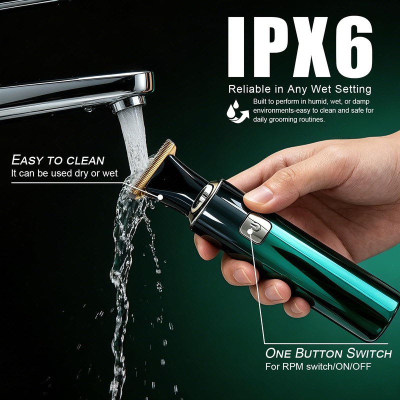 Back Shaver for Men, LED Display 5 in 1 Body