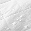 Waterproof Quilted Mattress Protector Microfiber Hypoallergenic 30 cm Deep Elastic