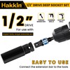 1/2 inch Drive Impact Socket Set Hakkin 19mm Deep 6-Point
