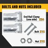 VIVIDA 1-3/8" End Rail T Clamps, Chain Link Fence T