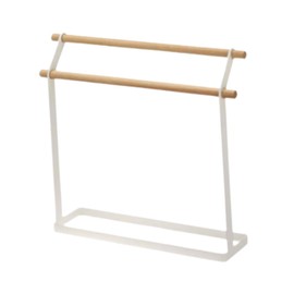 Baoblaze Towel Rack Headband Holder Counter Organizer Towel Shelf Countertop Towel Stand for Bedrooms Kitchen Laundry Rooms Countertop