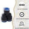 Bwintech 10 Pcs 12mm 3 Way Y Splitter Push in