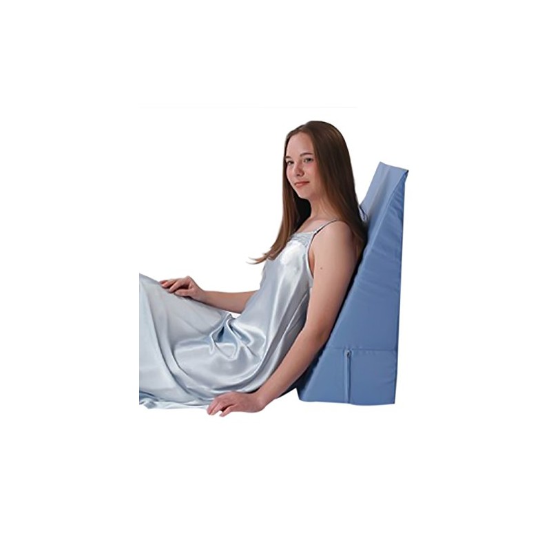 AlexOrthopedic 7" Durable Polyurethane Foam Bed Reading Wedge - Blue