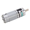 Black Silver Mini Gear Motor Low Noise High Torsion Robust