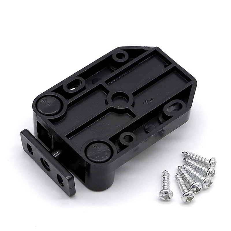 ANCLLO 2pcs Non-Magnetic Push to Open Catch Lock Drawer Cabinet