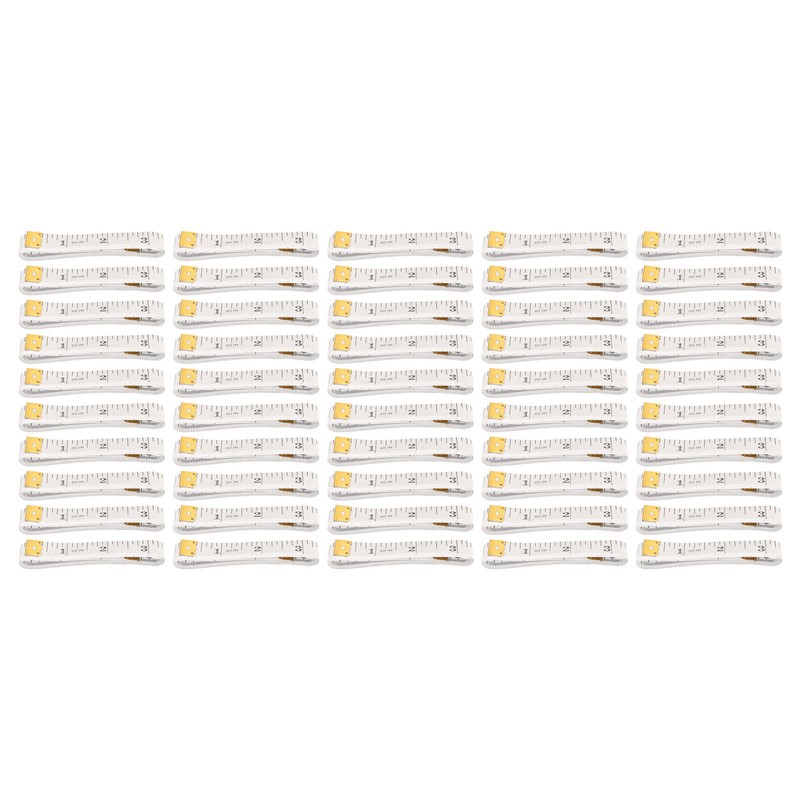 50pcs 60 Inch Soft Tape Measure Body Sewing Flexible Ruler