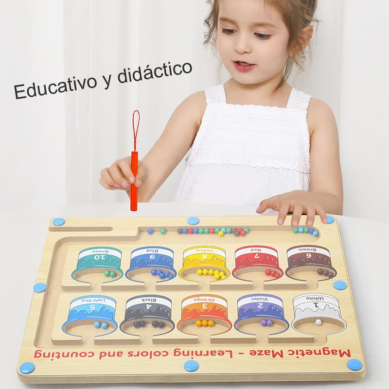 CHENGBAO Laberinto Mágicoi con Juguetes Didácticos para Niños, Juguetes didacticos