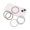 6pcs Universal Magnetic Ring, Sparkle Metal Ring Stickers No Magnet