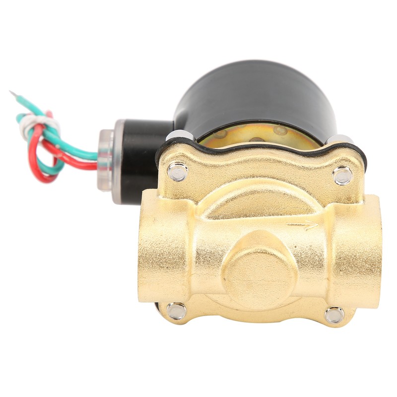 G1/2 Inch Brass Solenoid Valve Water Pressure Normal Closed Direct