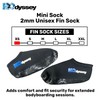 H2ODYSSEY 2mm Neoprene Snorkeling Fin Sock - Large- Fits Shoe