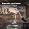 Boundless Voyage Titanium Ladle Durable Long Handle Soup Ladle Serving