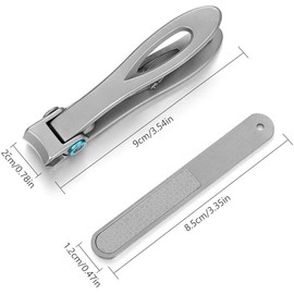 Nail Clippers for Thick Nails, 15 mm Wide Jaw Opening Nail Clippers, Stainless Steel Large Toenail Clippers, Toenail Clippers, Nail Nippers for Thick Nails