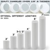 2 3 4 6 Inch White Plastic Candle Cover Sleeves,Chandelier