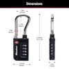 Master Lock Padlock, Set Your Own Combination TSA Accepted Luggage