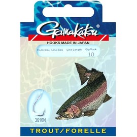 Gamakatsu Hook BKD-3610N Trout 200 cm Size 4 Target Fish Hooks