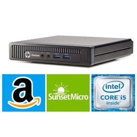 HP EliteDesk 800 G1 MINI Business High Performance Desktop Computer PC (Intel Quad Core i5 4570T upto 3.6G,8G RAM DDR3,320G HDD,HDMI,WIFI,DisplayPort,Bluetooth 4.0,W10P64) (Renewed)