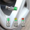 Shop-Story Valve Caps with Indicator and Tyre Pressure Indicator 34psi