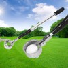 Golf Ball Retriever Telescopic Aluminum Alloy Adjustable Length Prevent Slipping