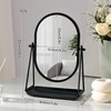 Gosider Desk Table Mirror with Stand Portable Vanity Tabletop Mirrors