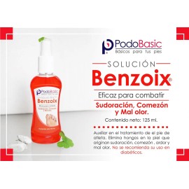 Solución Aux Pie De Atleta Benzoix Podobasic Comezón Sudor