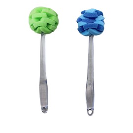 cepillo para polvo multiusos de esponja para cocina de tacto suave de 11.5 pulgadas con mango ergonómico transparente y cómodo (2)