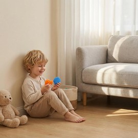 Ai-Fun Sensory Worry Stones for Kids 8-12, 6 Pack Anxiety Relief Sensory Toys Worry Stone for Teens Adults Autism Quiet ADHD Tool Sea Theme Small Textured Toys Gift Classroom Prizes