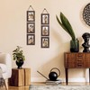 QUTREY 4x6 Collage Picture Frames, 6 Openings Vertical Hanging Photo