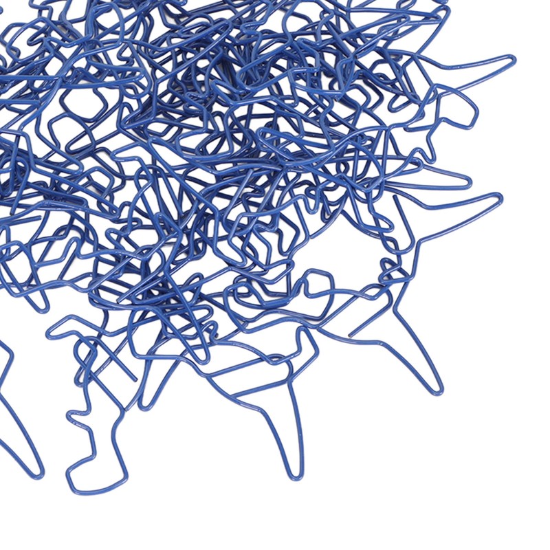 50pcs Paper Clips Strong Clamping Power Electroplating Process Colorfast Paperclips