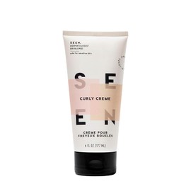 SEEN Crema Curly - Perfumada - No Comedogénica Y Libre De Sulfatos Crema Para El Cabello Definir El Curl- Reduce El Frizz- Protectora Del Calor- Seguro Para Pieles Sensibles