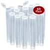 W Gallery 50 Clear 116mm Pop Top Tubes - Airtight