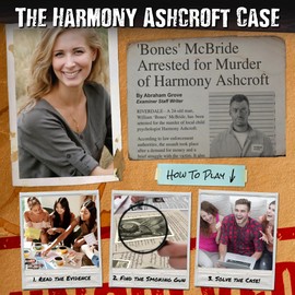 Unsolved Case Files Unsolved Case Files | Ashcroft, Harmony - Cold Case Murder Mystery Game - Can You Solve The Crime? Who Killed Harmony? For Ages 14 and up