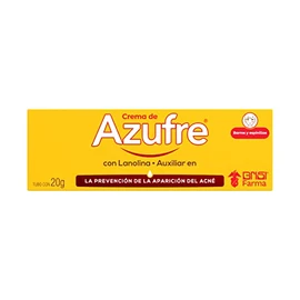 Azufre Crema Facial Grisi Control Con Lanolina 20g - Para Piel Grasa y Mixta Con Acné, Barros, Espinillas