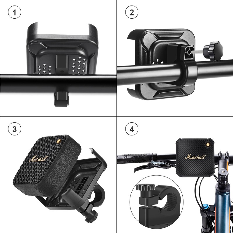 Hzycwgone Bike Handlebar Bracket for Marshall Willen Portable Bluetooth Speaker,Bicycle