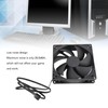 Serounder 100mm x 25mm PWM Computer PC Case Fan, 4pin